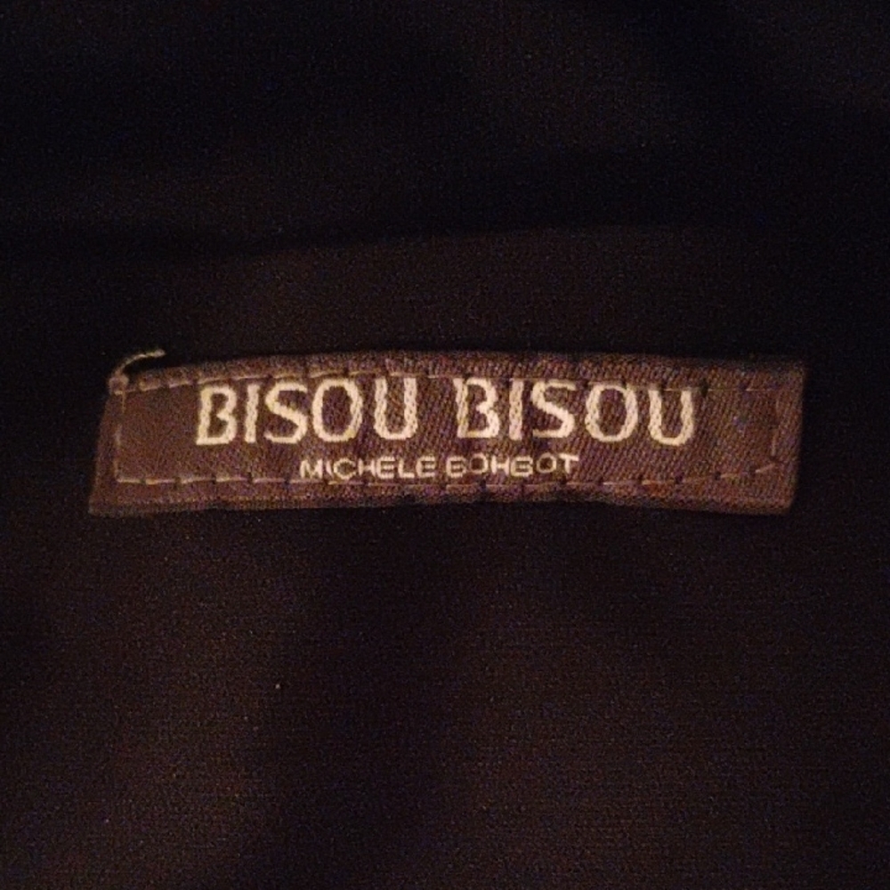 Bisou Bisou Black Sequin Shoulder Bag-VINTAGE - Picture 2 of 3
